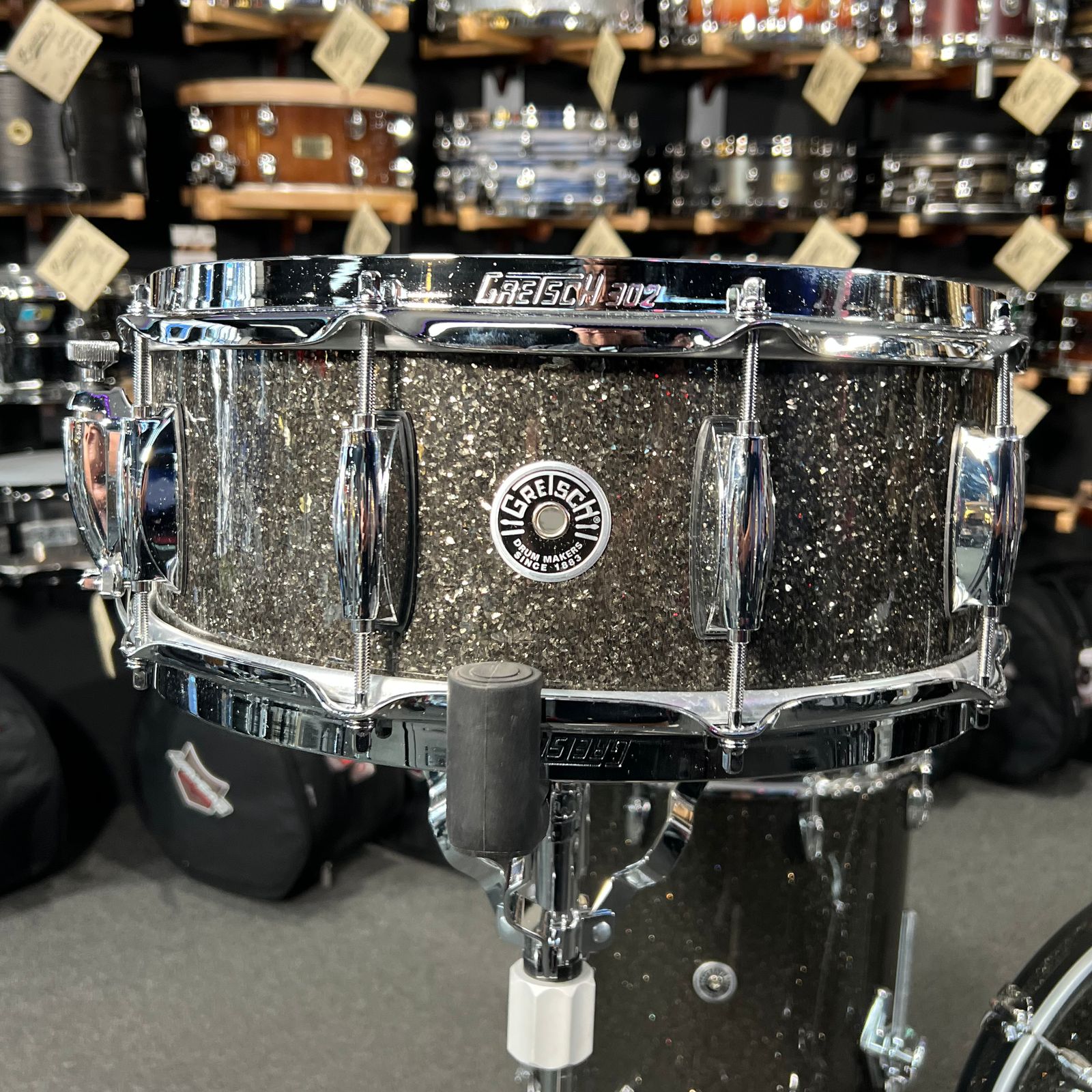 Gretsch Brooklyn Series 5.5x14" Snare Drum in Twilight Glass Glitter
